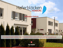 Tablet Screenshot of haferbloecken.de